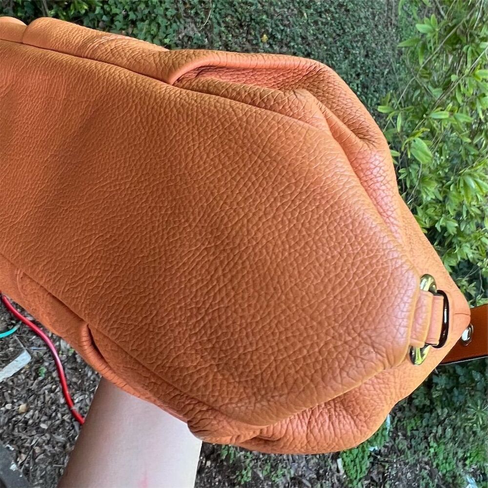 VINTAGE COACH Leather Crossbody Shoulder Bag Zip Top Purse AUTHENTIC - Picture 5 of 13